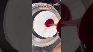 How to cover cake with glaze gel cake cakegel neutralgelcake shorts shortsfeed [upl. by Tiertza]