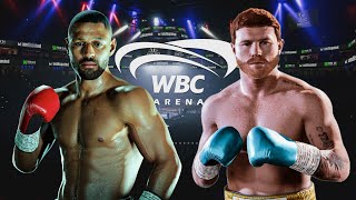 Kell Brook vs Canelo Alvarez  Undisputed Boxing Game Early Access ESBC [upl. by Garlanda]