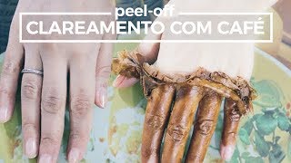 Clareamento de pele caseiro com café solúvel mel e gelatina [upl. by Asaret451]