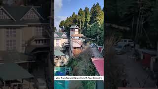 Beautiful view from Summit Grace Hotel And Spa Darjeeling  Darjeeling  Gangtok Tour [upl. by Parry]