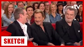 Culte  Johnny Hallyday amp Eddy Mitchell face à Mathieu Madénian Vivement Dimanche 16032014 [upl. by Shulock]