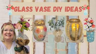 GLASS VASE DIY IDEASSHE MADE WHAT CHALLENGE [upl. by Tahp]