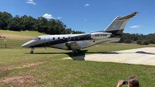 Pilatus PC24 Visit to The Vale Tasmania 26 Jan 2021 [upl. by Norad]