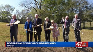 Mercer University breaks ground on new transitional school for students with dyslexia [upl. by Remmus]