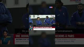 🗣️ La judoka Amandine Buchard interpelle le président du CIO sur les embouteillages à Paris [upl. by Gerstner]