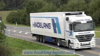 Hindelang Logistics amp Mercedes Benz Actros Megaspace [upl. by Hadik]