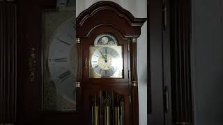 Standuhr Grandfather Clock Hermle Westminster Chime Germany [upl. by Oibesue]