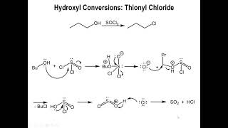 Lec11  Conversion of Alcohols to Alkyl Halides Using SOCl2 and PBr3 [upl. by Nibot]