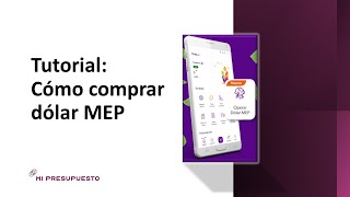 Tutorial Cómo comprar dólar MEP [upl. by Seymour]