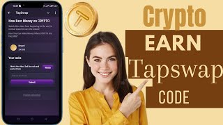 How To Earn Money On Crypto TapSwap Code  TapSwap Code  TapSwap Code Today [upl. by Zellner339]