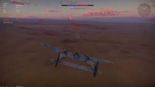 P38 Destroys Yak3 and Bf109 over Desert  War Thunder [upl. by Ferdinand436]