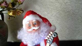 Babbo Natale Suona Chitarra e Balla Feste Regalo Natale [upl. by Cleveland]