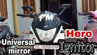 Stylish Mirror for all bikes  hero ignitor [upl. by Annette]