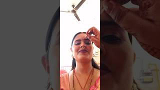 Septum ring new look makup shortvideo septumpiercing [upl. by Oehsen]