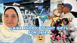 LAIBA PHOPO BOUGHT GIFTS FOR ZAIRA 🥰 [upl. by Gersham]