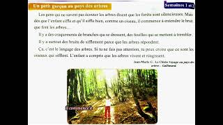 Lecture Un petit garçon au pays des arbres UD5 4AEP pour communiquer en français [upl. by Adolfo556]