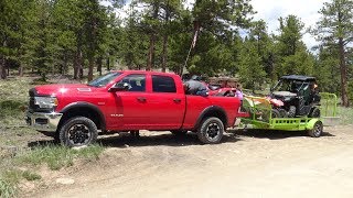 2019 Ram Power Wagon Tradesman a better value than Rebel towing in Rockies [upl. by Ozneral]