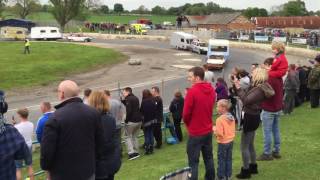 Barford Raceway Caravan Banger Racing 29th May 2016 [upl. by Yenettirb244]