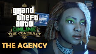 GTA Online The Contract  The Agency All Interior Options Features and More [upl. by Bruell]