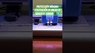 Protección Máxima Colocación de Micas de Hidrogel Lensun 📱💧 [upl. by Gaskin]