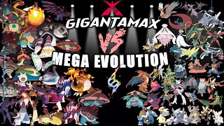 Gigantamax VS Mega Evolution [upl. by Oicam]