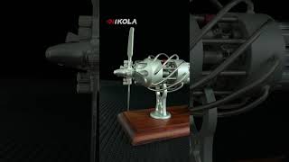 The strongest 16 cylinder Stirling engine model on YouTube [upl. by Pavia]