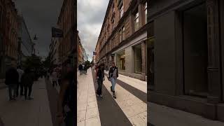 Exploring the shopping street of Stockholm shopping walkingtour travel stockholm stockmarket [upl. by Viridi]