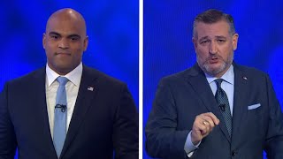 Ted Cruz and Colin Allred answer questions about the economy during WFAA debate [upl. by Dnalevelc]