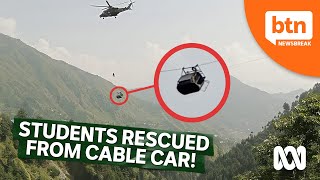 Students Rescued In Pakistan After Cable Car Breaks [upl. by Xed972]