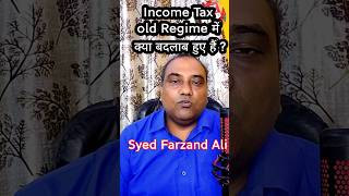 old Regime Tax Rate  Changes in Old Regime Income Tax Rate Tax Slab shorts incometax [upl. by Rozelle31]