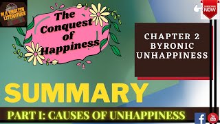 Byronic Unhappiness Summary  Causes of Unhappiness  Conquest of Happiness by Bertrand Russell [upl. by Hughett]