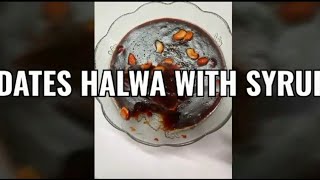 Dates Halwa with dates syrupபேரீத்தம் பழ அல்வாHow to make dates Halwaeasy homemade l [upl. by Nagol]