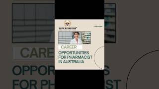 Career Opportunities for Pharmacists in Australia  Become Pharmacists in Australia [upl. by Annayd780]