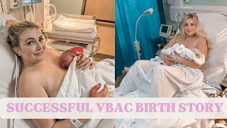 My VBAC Birth Story  Positive Labour amp Delivery  TOLAC Birth  Successful VBAC UK [upl. by Elleryt]