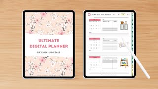 How to Plan on Your iPad with the Ultimate Digital Planner [upl. by Aiclef]