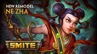 SMITE  New God Remodel  Ne Zha [upl. by Aihseuqal]