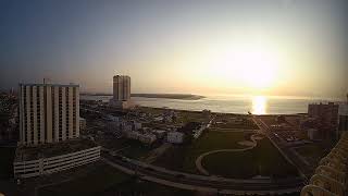 Todays 08052024 Atlantic City Sunrise over the AC Inlet from the Absecon Lighthouse [upl. by Ttocs543]