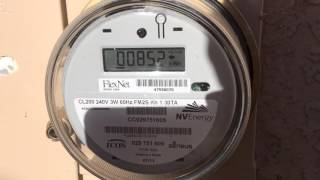 How to read an NV Energy Solar Net Meter [upl. by Burns]