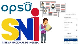 OPSU SNI Registro de Usuarios [upl. by Adihsaar]