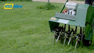 How to use a Lawn Aerator [upl. by Ynehteb]