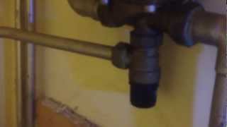 Unvented cylinder discharge pipe leaks from Tundish [upl. by Madel74]