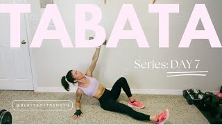 Tabata Weighted Core homeworkout core coreworkout [upl. by Tench]