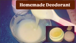 Homemade Deodorant  How to make Natural Deodorant [upl. by Ariaes]