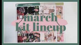 Planner Sticker Kit  Foil Lineup  March 2023 [upl. by Ahsitniuq282]