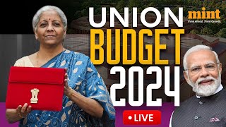 Budget 2024 Analysis LIVE  Finance Minister Nirmala Sitharamans Budget Speech  Tax Slabs Changed [upl. by Packton]