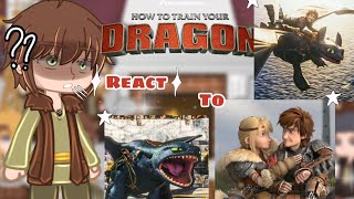 🇧🇷🇺🇸  How to train your dragon react to Hiccup  Httyd  Starzy Eeech [upl. by Niamrej]