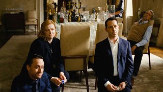 Succession HBO Roy Family  Logan Dinner Singing scene S4E10 [upl. by Akinyt]