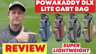 Powakaddy DLX Lite Cart Bag  Review [upl. by Yoshiko757]