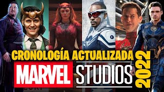 CRONOLOGÍA MARVEL STUDIOS 🚨ACTUALIZADO 2022🚨 ORDEN CORRECTO de las SERIES y PELÍCULAS del UCM 🤯🔥 [upl. by Hagep123]