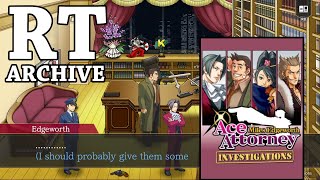 RTGame Streams Ace Attorney Investigations Miles Edgeworth [upl. by Naerb]